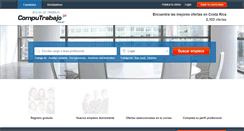 Desktop Screenshot of computrabajo.co.cr